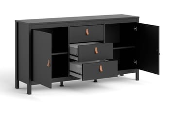 Sideboard Osterholm 38x151 cm - Svart/Natur - Förvaring - Förvaringsmöbler - Sideboard & skänk