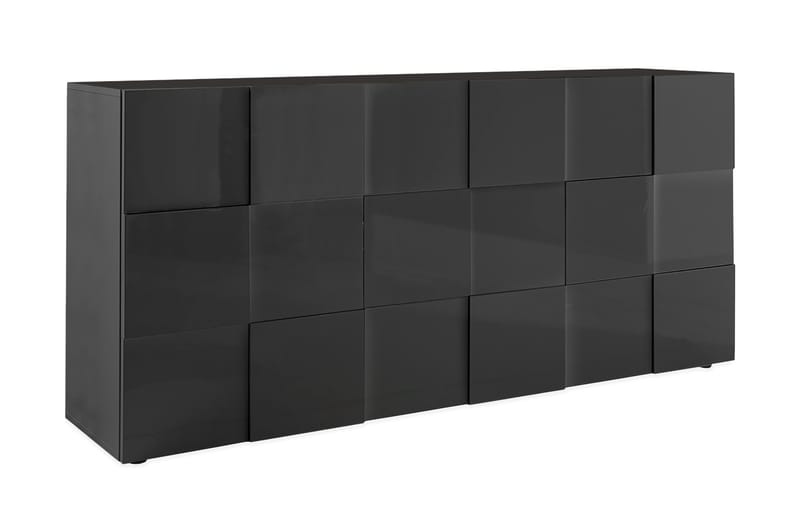 Sideboard Tabor 181 cm - Mörkgrå Högglanslack - Sideboard & skänk