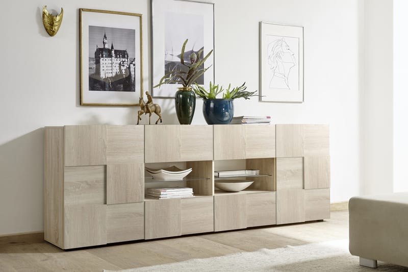 Sideboard Tabor 241 cm Stor - Samoa Ek - Förvaring - Förvaringsmöbler - Sideboard & skänk