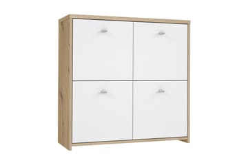 Sideboard Toledor 4 Skåp 74x77 cm - Brun/Vit - Förvaring - Förvaringsmöbler - Sideboard & skänk