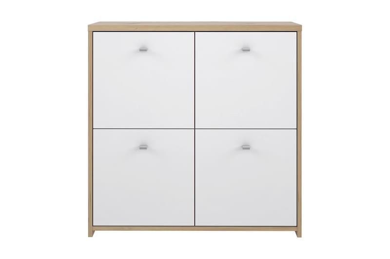 Sideboard Toledor 4 Skåp 74x77 cm - Brun/Vit - Förvaring - Förvaringsmöbler - Sideboard & skänk