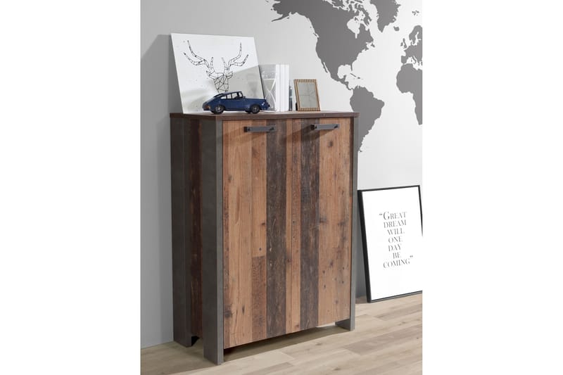 Sideboard Trevorton 74x153 cm - Brun/Grå - Förvaring - Förvaringsmöbler - Sideboard & skänk
