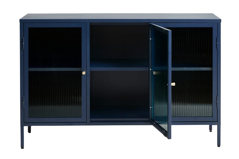 Sideboard Umtiti 3 delar 132 cm - Blå - Sideboard & skänk
