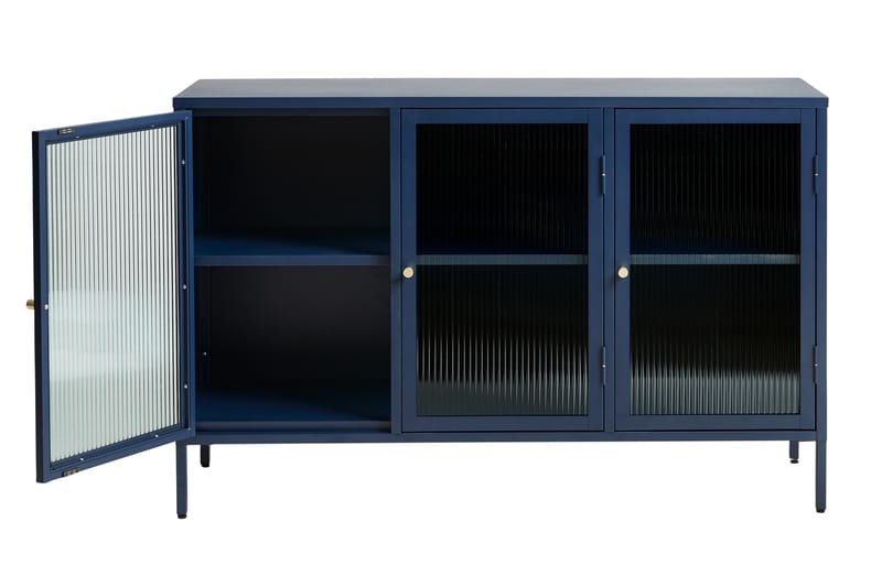 Sideboard Umtiti 3 delar 132 cm - Blå - Förvaring - Förvaringsmöbler - Sideboard & skänk