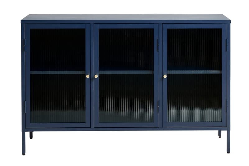 Sideboard Umtiti 3 delar 132 cm - Blå - Sideboard & skänk
