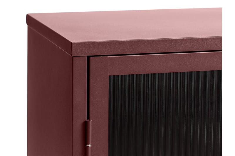 Sideboard Umtiti 3 delar 132 cm - Röd - Förvaring - Förvaringsmöbler - Sideboard & skänk