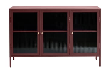 Sideboard Umtiti 3 delar 132 cm - Röd - Förvaring - Förvaringsmöbler - Sideboard & skänk