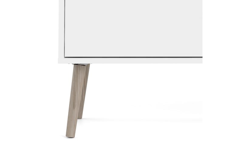 Sideboard Urbanitza 40x196 cm - Vit|Natur - Sideboard & skänk