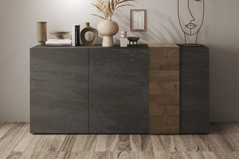 Sideboard Venesa 44x181x86 cm - Grå/Taupe - Förvaring - Förvaringsmöbler - Sideboard & skänk