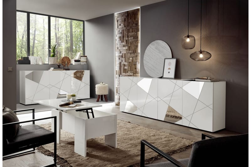 Sideboard Vittoria 42x181 cm Vit - Lc Spa - Förvaring - Förvaringsmöbler - Sideboard & skänk