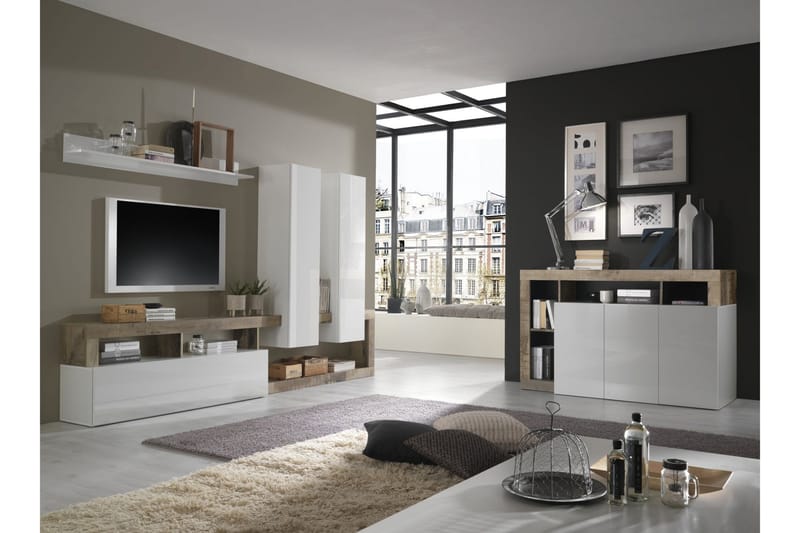 Sideboard Wedel 42x146 cm - Vit - Förvaring - Förvaringsmöbler - Sideboard & skänk
