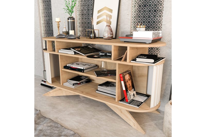Sideboard Zakkum 43x75x150 cm - Ek - Förvaring - Förvaringsmöbler - Sideboard & skänk