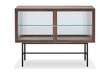 Sidobord Jelric 42 cm djup 120 cm bredd 90 cm höjd - Valnötsfärgad - Förvaring - Förvaringsmöbler - Sideboard & skänk