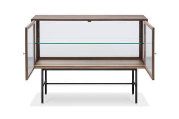 Sidobord Jelric 42 cm djup 120 cm bredd 90 cm höjd - Valnötsfärgad - Förvaring - Förvaringsmöbler - Sideboard & skänk
