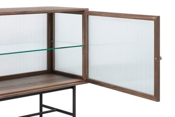 Sidobord Jelric 42 cm djup 150 cm bredd 90 cm höjd - Valnötsfärgad - Förvaring - Förvaringsmöbler - Sideboard & skänk