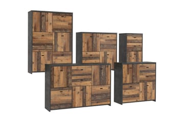 Sidobord Loweswater 114 cm - Grå/Brun - Möbler - Bord & matgrupp - Avlastningsbord & sidobord - Lampbord & sidobord