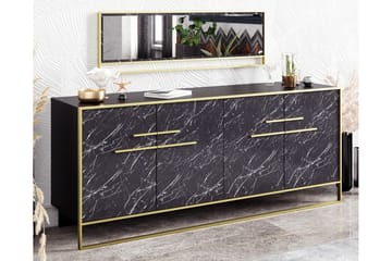 Sidobord Sahriya 180 cm - Guld|Svart - Förvaring - Förvaringsmöbler - Sideboard & skänk