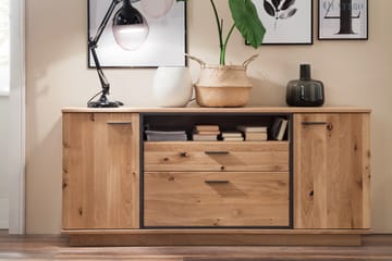Sidobord Princevalle 180 cm - Ek|Antracit - Förvaring - Förvaringsmöbler - Sideboard & skänk