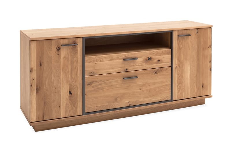 Sidobord Princevalle 180 cm - Ek|Antracit - Sideboard & skänk