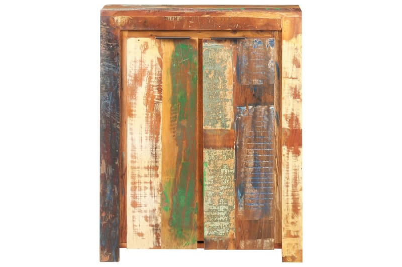 Skänk 59x33x75 cm massivt återvunnet trä - Flerfärgad - Sideboard & skänk