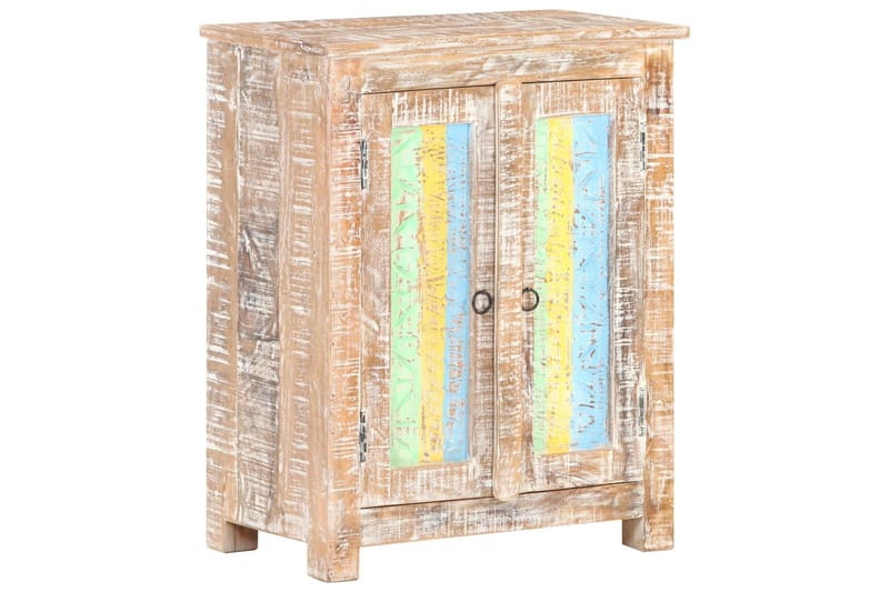 Skänk 61x35x76 cm grovt akaciaträ - Flerfärgad - Sideboard & skänk