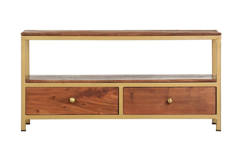 Skänk 90x30x45 cm massivt akaciaträ - Brun - Sideboard & skänk