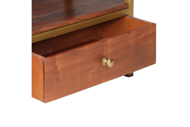 Skänk 90x30x45 cm massivt akaciaträ - Brun - Sideboard & skänk