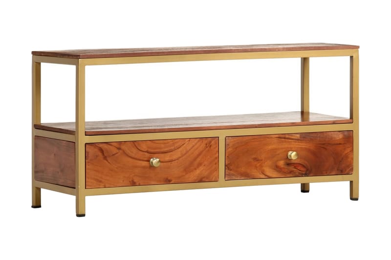 Skänk 90x30x45 cm massivt akaciaträ - Brun - Sideboard & skänk