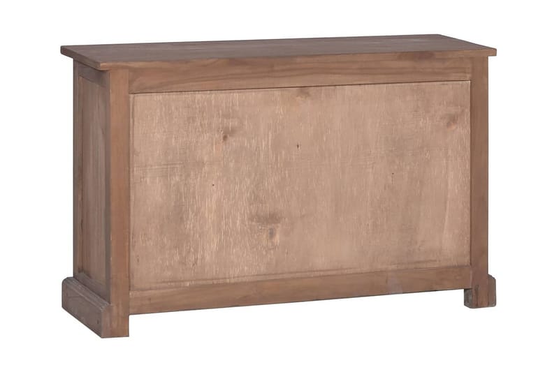 Skänk 90x30x58 cm massiv teak - Brun - Sideboard & skänk