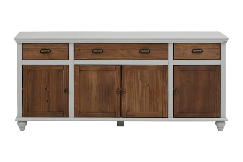 Skänk Aislinn 175x38 cm - Grå/Brun - Sideboard & skänk