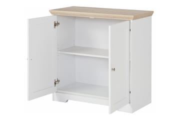 Skänk Annnie 84 cm - Vit|Brun - Förvaring - Förvaringsmöbler - Sideboard & skänk