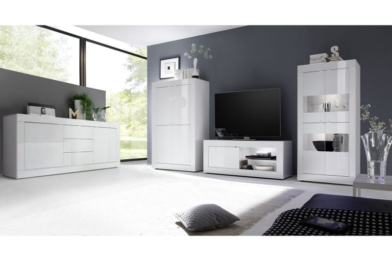Skänk Astal 210 cm - Vit - Förvaring - Förvaringsmöbler - Sideboard & skänk
