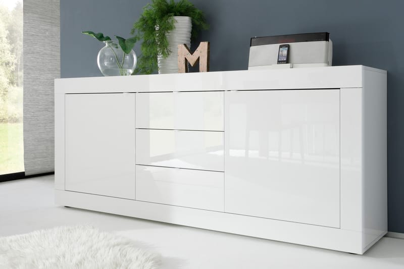Skänk Astal 210 cm - Vit - Förvaring - Förvaringsmöbler - Sideboard & skänk