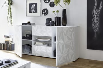 Skänk Ayaka 181 cm - Vit - Förvaring - Förvaringsmöbler - Sideboard & skänk