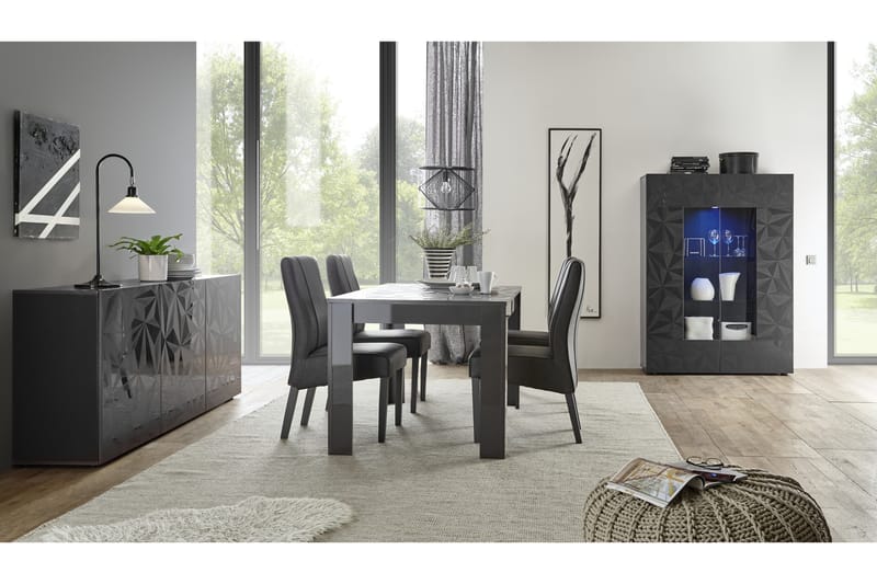 Skänk Ayaka Basic 181 cm - Grå - Förvaring - Förvaringsmöbler - Sideboard & skänk