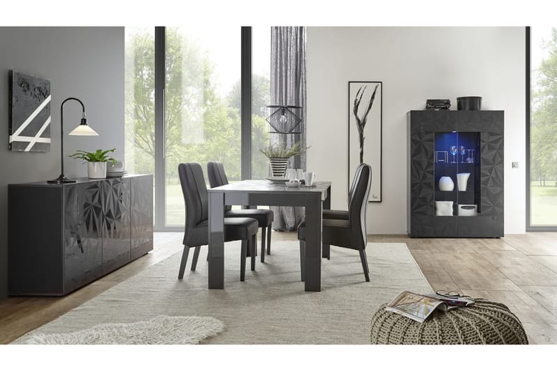 Skänk Ayaka Basic 181 cm - Grå - Förvaring - Förvaringsmöbler - Sideboard & skänk