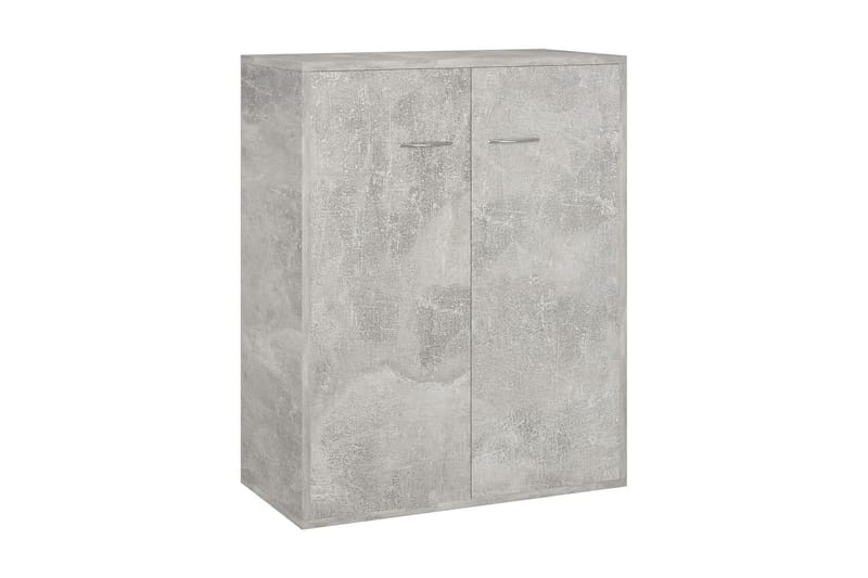 Skänk betonggrå 60x30x75 cm spånskiva - Grå - Sideboard & skänk