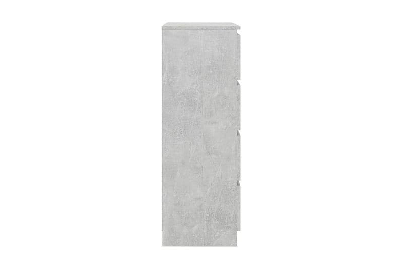 Skänk betonggrå 60x35x98,5 cm spånskiva - Grå - Sideboard & skänk