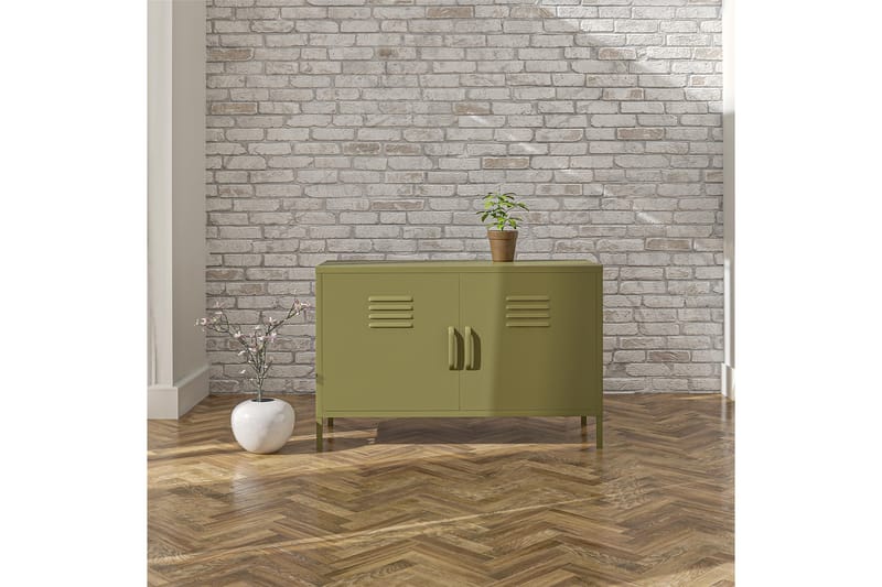 Skänk Bradford 100x40 cm Grön - Dorel Home - Förvaring - Förvaringsmöbler - Sideboard & skänk
