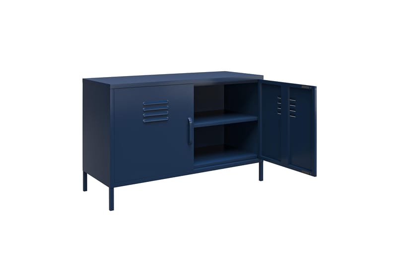 Skänk Bradford 100x40 cm Mörkblå - Dorel Home - Förvaring - Förvaringsmöbler - Sideboard & skänk