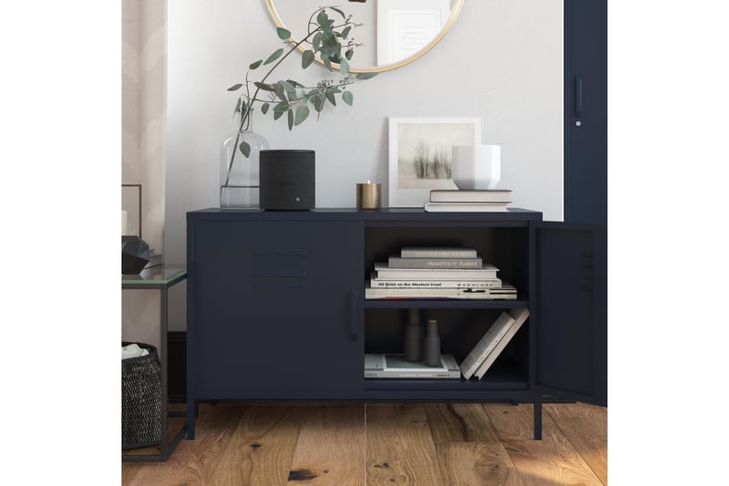 Skänk Bradford 100x40 cm Mörkblå - Dorel Home - Förvaring - Förvaringsmöbler - Sideboard & skänk
