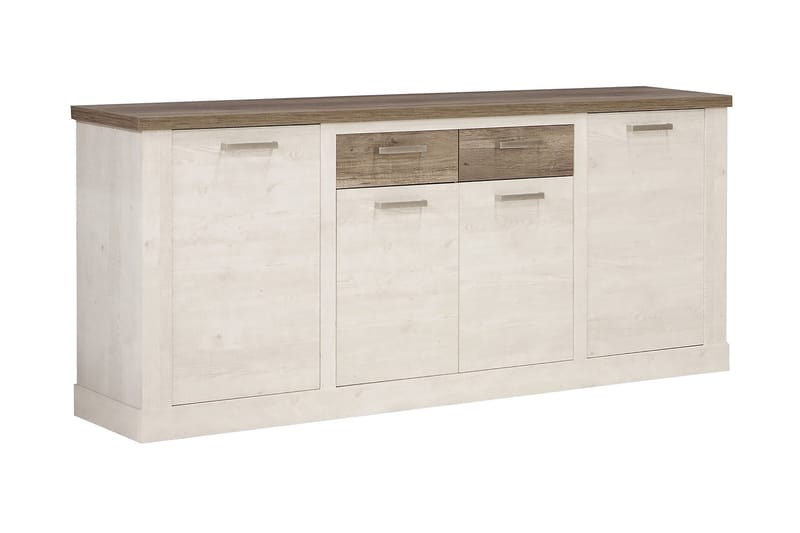 Skänk Breage 41x213 cm - Brun|Vit - Sideboard & skänk