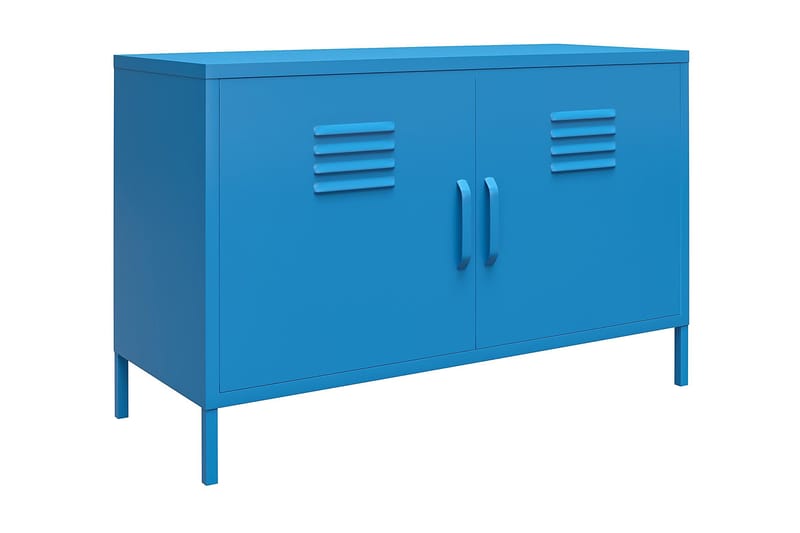 Skänk Cache 100x40 cm 2 Dörrar Blå - Novogratz - Förvaring - Förvaringsmöbler - Sideboard & skänk