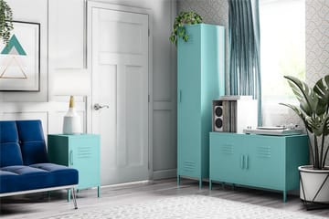 Skänk Cache 100x40 cm 2 Dörrar Mint - Novogratz - Förvaring - Förvaringsmöbler - Sideboard & skänk