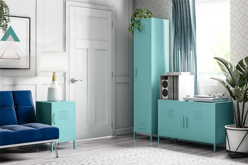 Skänk Cache 100x40 cm 2 Dörrar Mint - Novogratz - Förvaring - Förvaringsmöbler - Sideboard & skänk