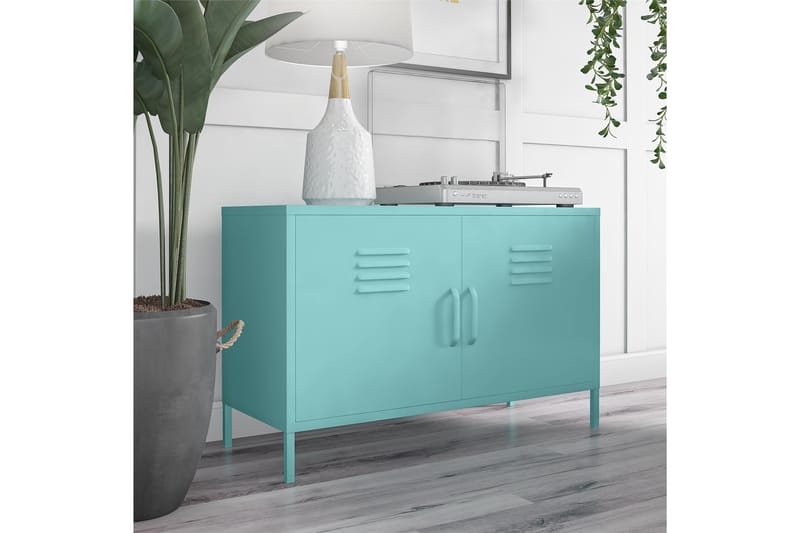 Skänk Cache 100x40 cm 2 Dörrar Mint - Novogratz - Förvaring - Förvaringsmöbler - Sideboard & skänk