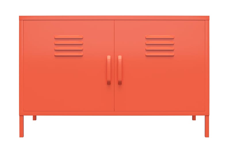 Skänk Cache 100x40 cm 2 Dörrar Orange - Novogratz - Förvaring - Förvaringsmöbler - Sideboard & skänk
