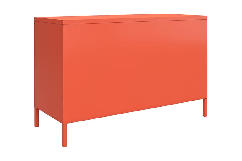 Skänk Cache 100x40 cm 2 Dörrar Orange - Novogratz - Förvaring - Förvaringsmöbler - Sideboard & skänk