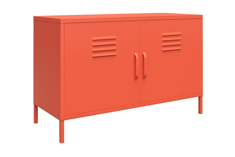 Skänk Cache 100x40 cm 2 Dörrar Orange - Novogratz - Förvaring - Förvaringsmöbler - Sideboard & skänk