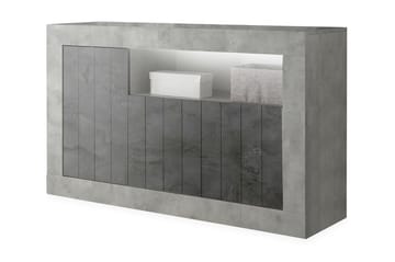 Skänk Calpino Medio 138 cm - Gråmelerad - Förvaring - Förvaringsmöbler - Sideboard & skänk